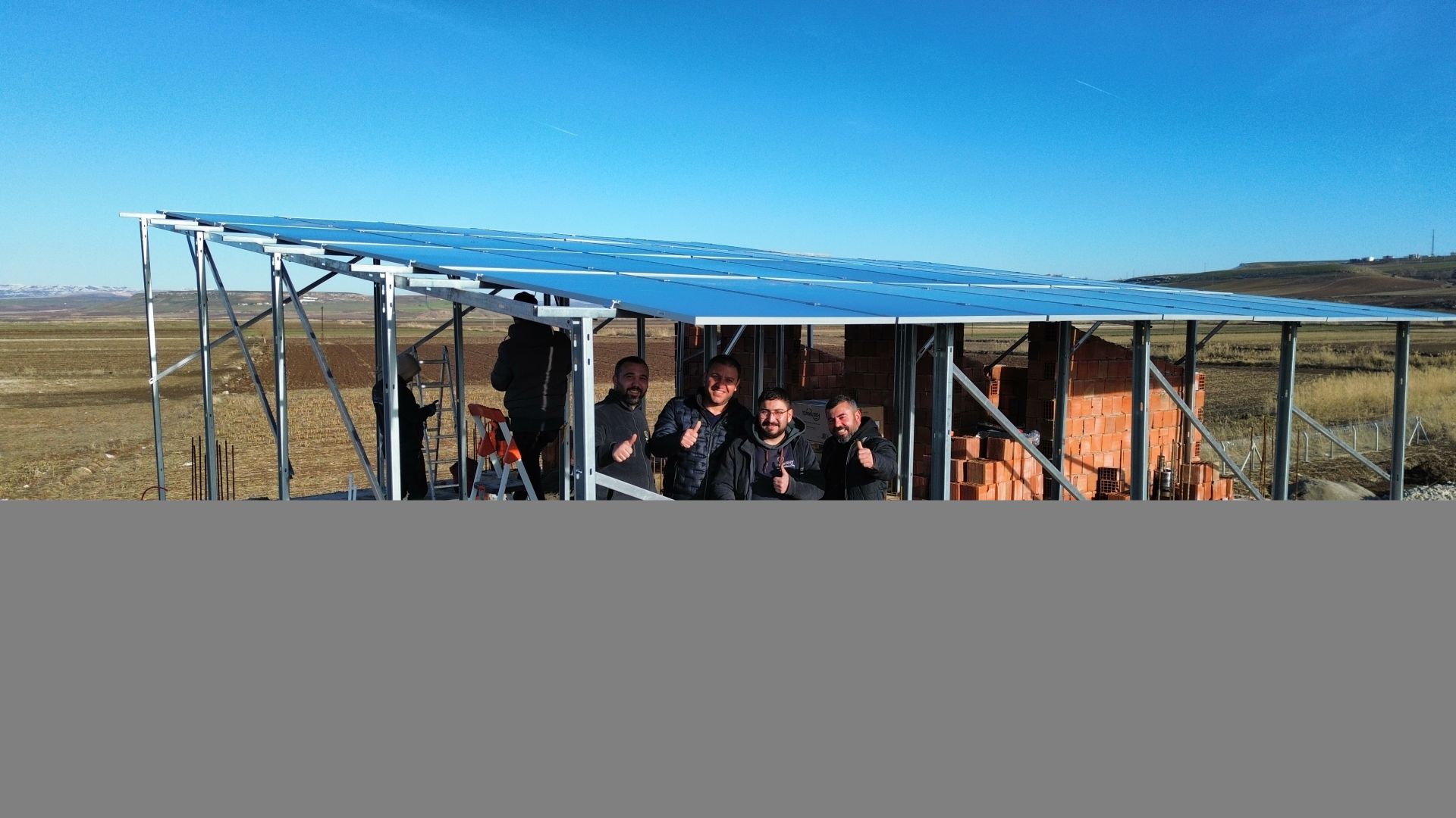 ÖZEL İMLAT YÜKSELTİLMİŞ ÇATISIZ DAM PROJESİ